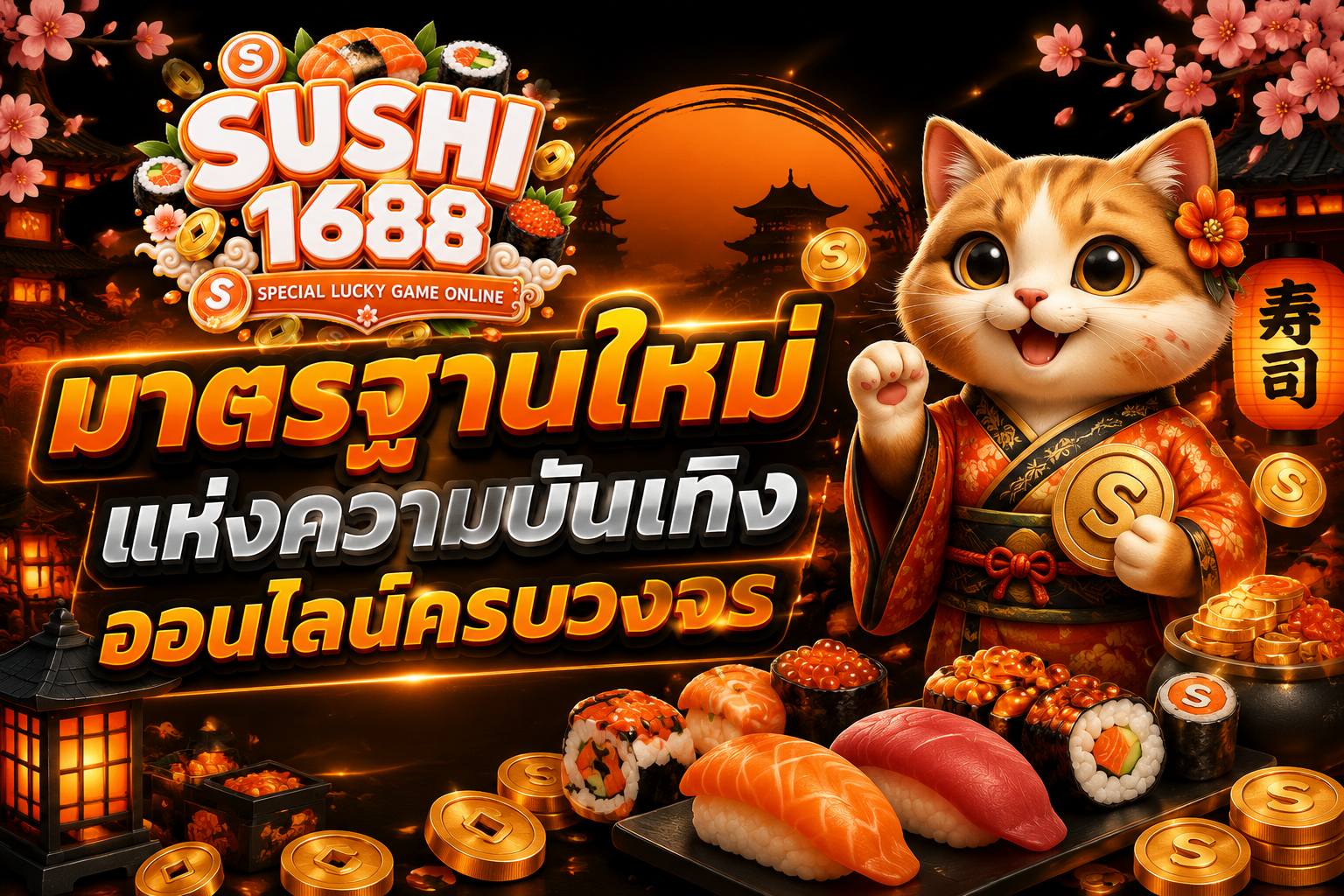 ทำความรู้จัก SUSHI1688 เว็บไซต์สล็อตครบจบในเว็บเดียว พร้อมระบบออนไลน์ที่ทันสมัย